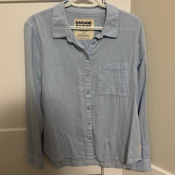 Garage Button Down Top - Picture 1 of 2